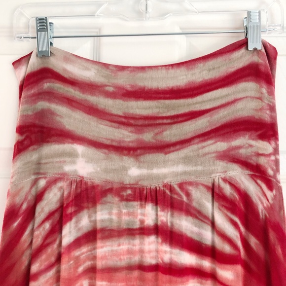 Athleta Pink Lotus High-Low Tie-Dye Skirt - Picture 3 of 6